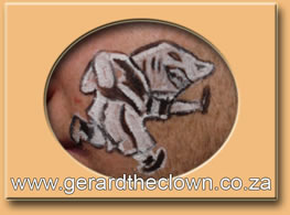 shark painted tattoo